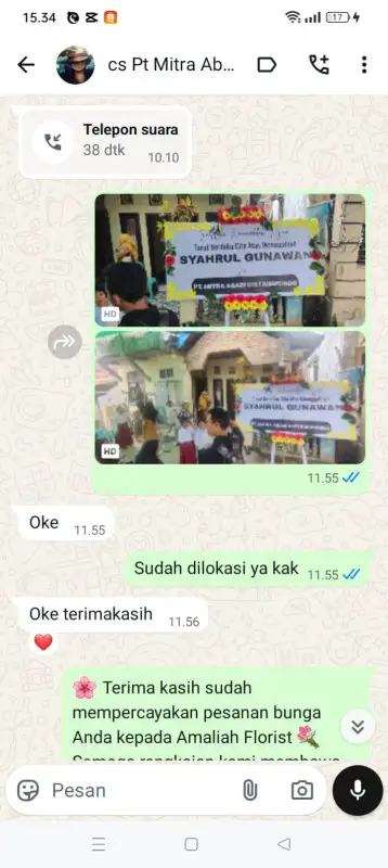 Testimonial Papan ucapan BANGKA BARAT